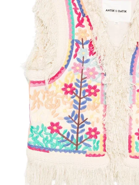 Kamizelka Antik Batik z frędzli