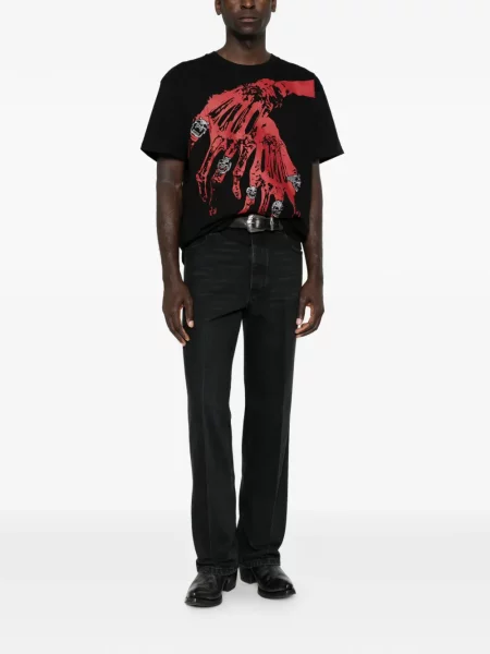 Tricou Thug Club cu imagine negru