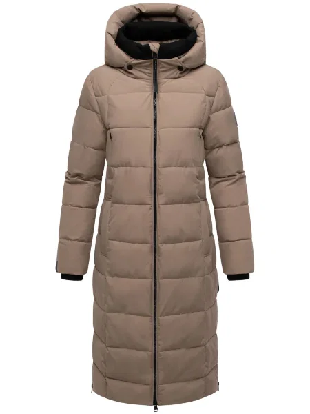 MARIKOO Palton de iarnă Lanitaa XVI taupe gri
