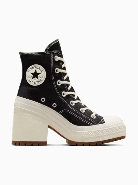 Високи кецове Converse Chuck 70 De Luxe Heel черно