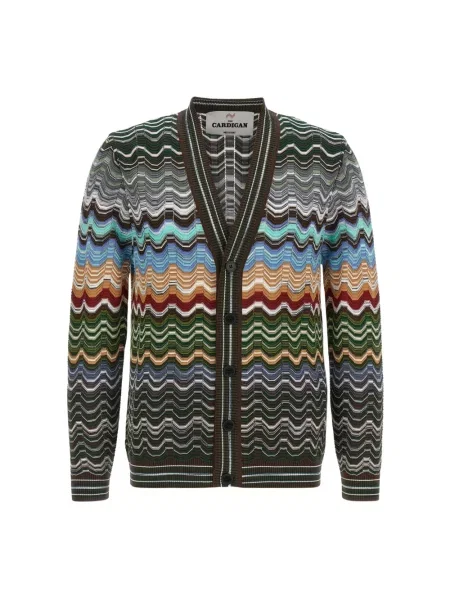 Wielobarwność kardigan Missoni