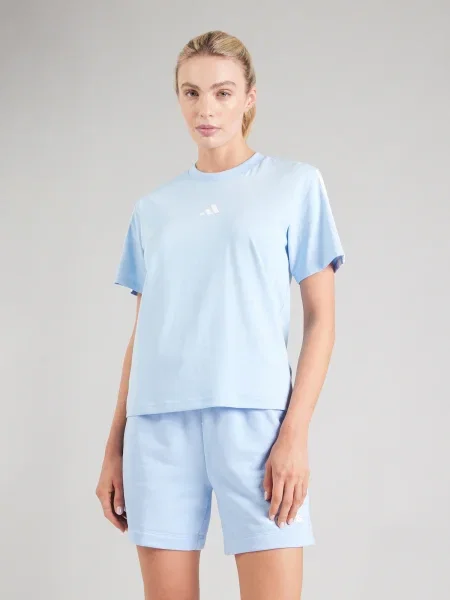 ADIDAS SPORTSWEAR Funkčné tričko svetlomodrá biela