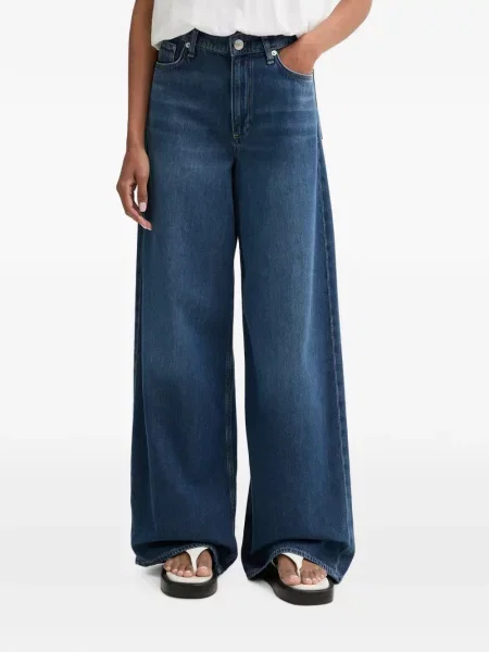 Blugi cu picior larg Rag & Bone albastru