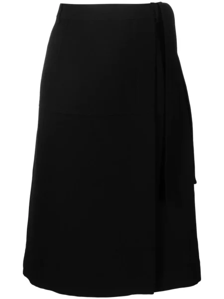 Fustă midi 3.1 Phillip Lim până la genunchi negru