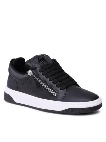 Кожени маратонки Giuseppe Zanotti GZ черно