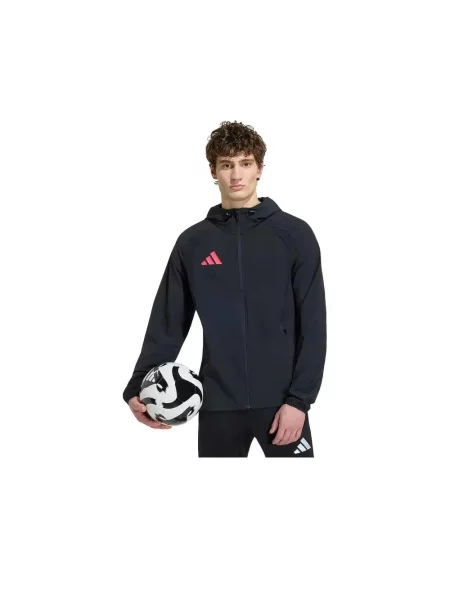 Kurtka podróżna Adidas Tiro Travel Czarna/Różowa czarna