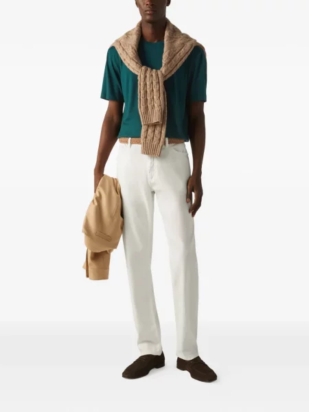 Pantaloni Zegna alb