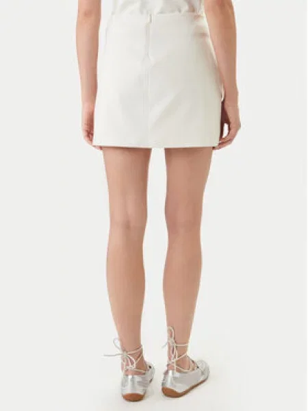 Mini sukně Calvin Klein Jeans béžové