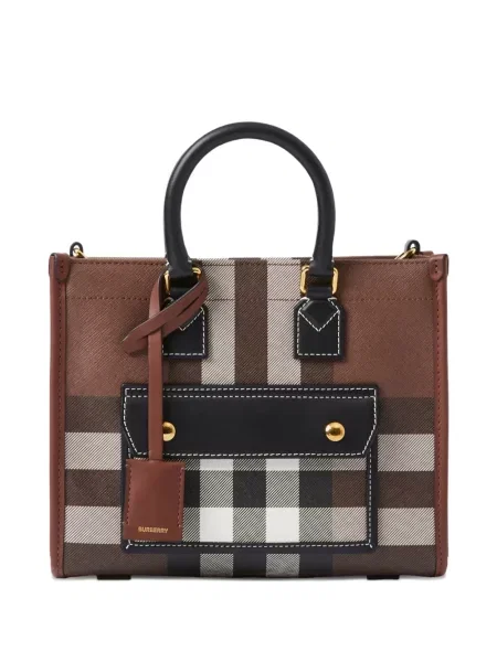 Mini geantă Burberry mini maro