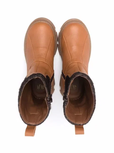 Buty do kostki dziecięce Pèpè brązowe