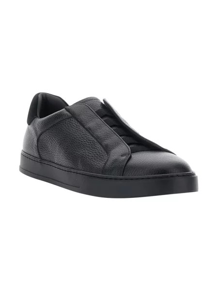 Sneakersy Doucal's skórzane czarne