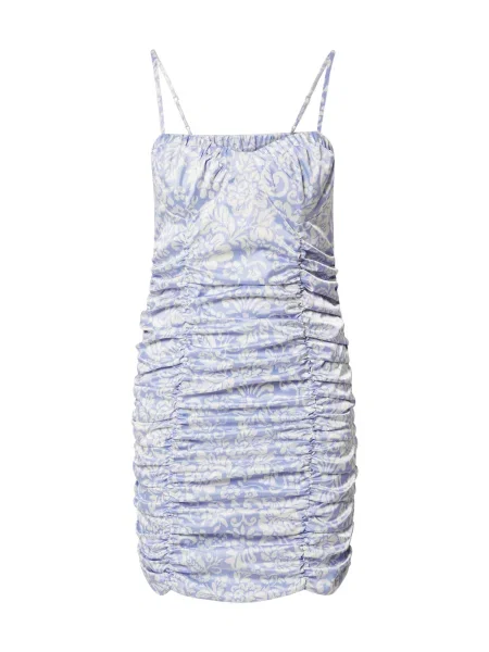 River Island Rochie albastru fumuriu alb