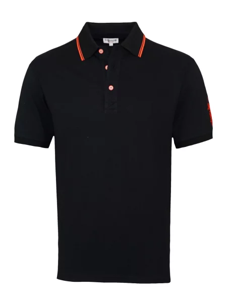 U.S. POLO ASSN. Majica Bust oranžna / oranžno rdeča črna