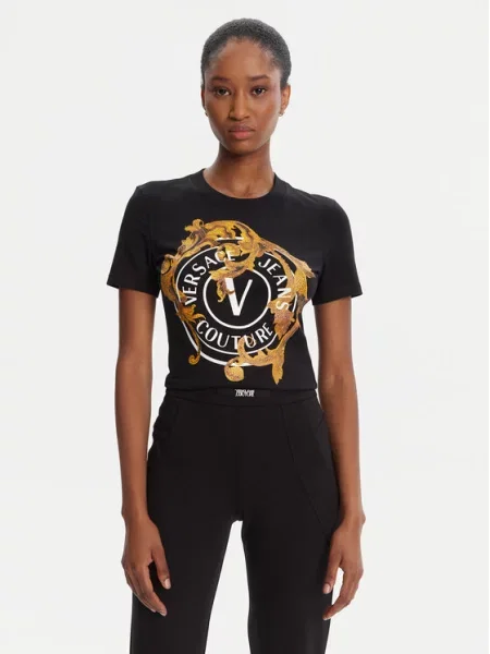 Футболка Versace Jeans Couture черная