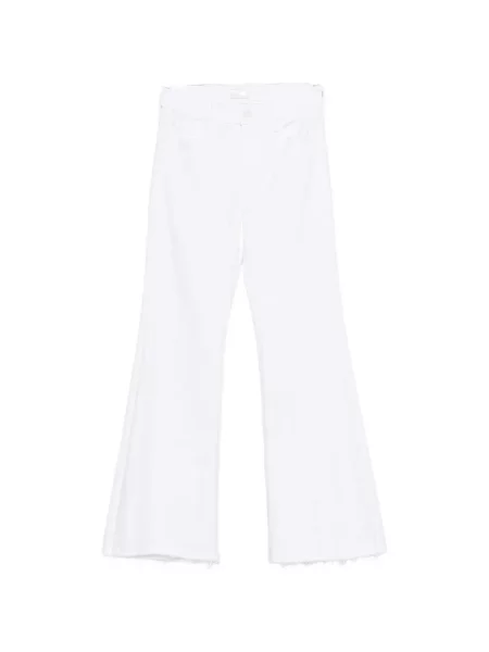 Jeansy Mother białe