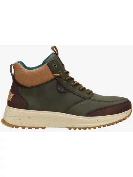 Buty trekkingowe Hey Dude Tahoe Classic zielono oliwkowy brązowy 40 zielone