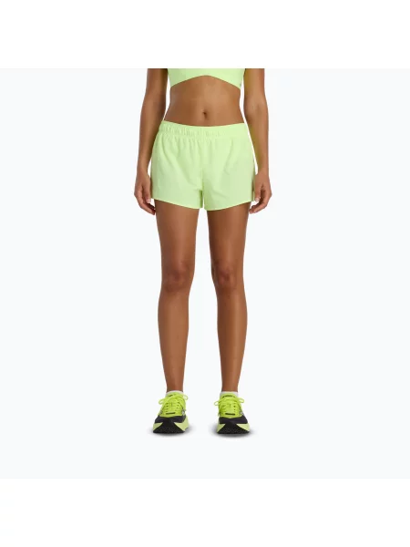 Дамски шорти New Balance RC Seamless 3" afterglow зелено