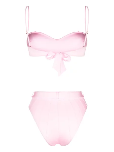 Öves bikini Noire Swimwear rózsaszín