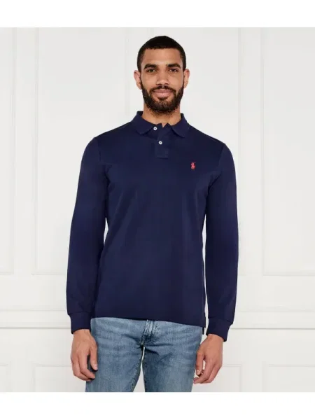 POLO RALPH LAUREN Tenisz póló | Custom slim fit kék