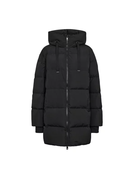 Płaszcz puchowy zapinany na błyskawiczny dwustronny Mos Mosh czarny