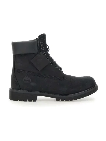 Botki Timberland skórzane czarne