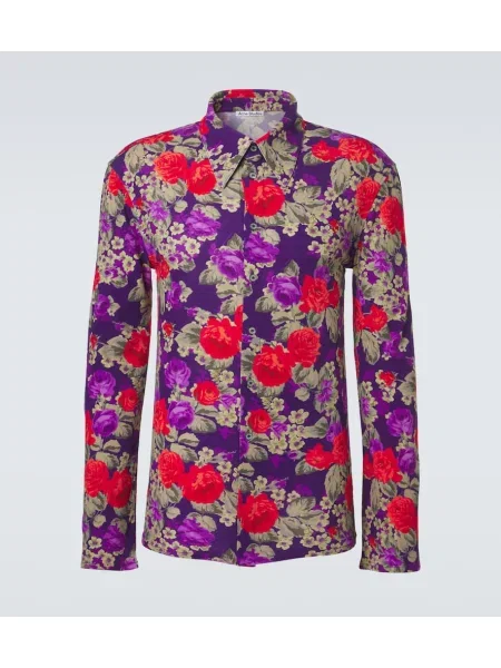 Cămașă Acne Studios cu model floral
