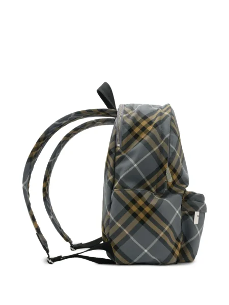 Rucsac Burberry în carouri mini gri