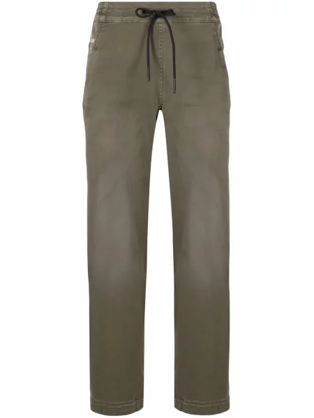 Blugi drepți Diesel Krailey verde