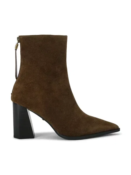 Kurt Geiger London členkové čižmy dámske semišové Richmond Ankle Boot hnedá