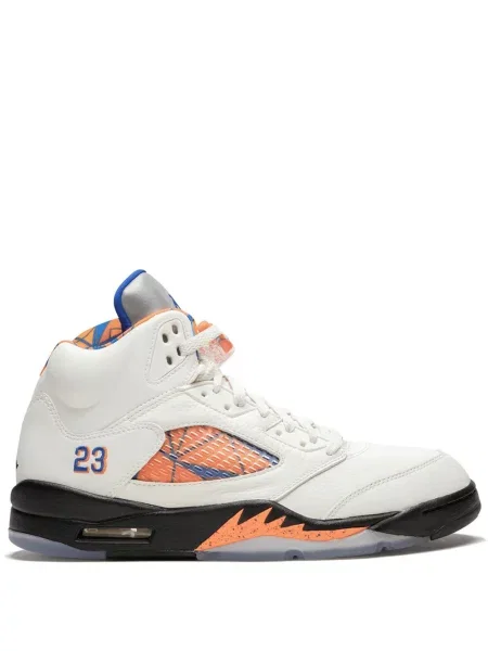 Sneakerși Jordan 5 Retro alb