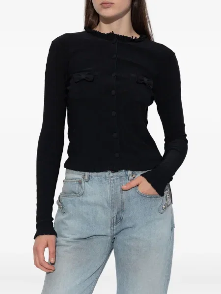 Cardigan Balenciaga cu funde negru