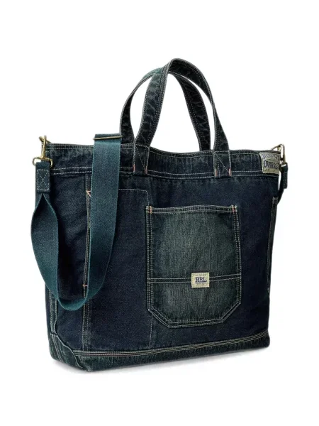 Geantă Ralph Lauren Rrl albastru