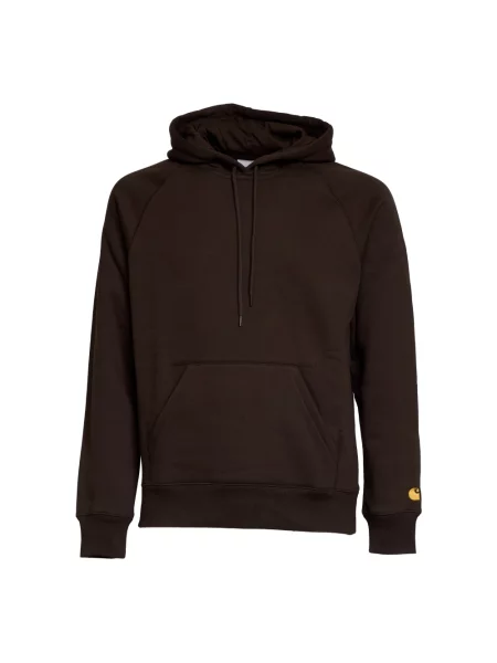 Bluza z kapturem Carhartt Wip brązowa