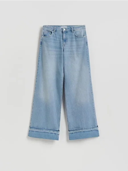 Pantaloni Reserved albastru