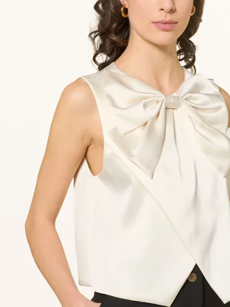 Sandro Bluzka Z Satyny weiss