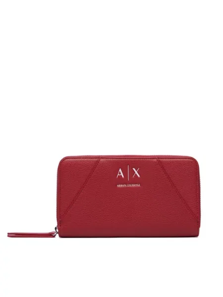 Peněženka Armani Exchange červená