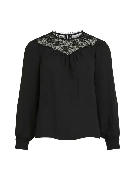 VILA Bluză VIFREDE' negru