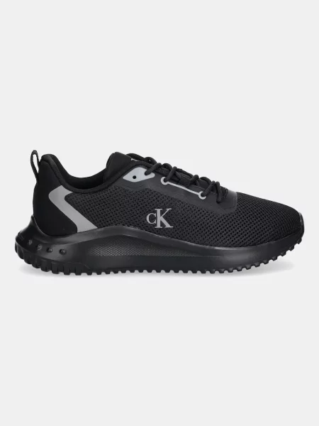 Calvin Klein Jeans Superge EVA RUNNER L-UP MIX MESH LOGO CK črna