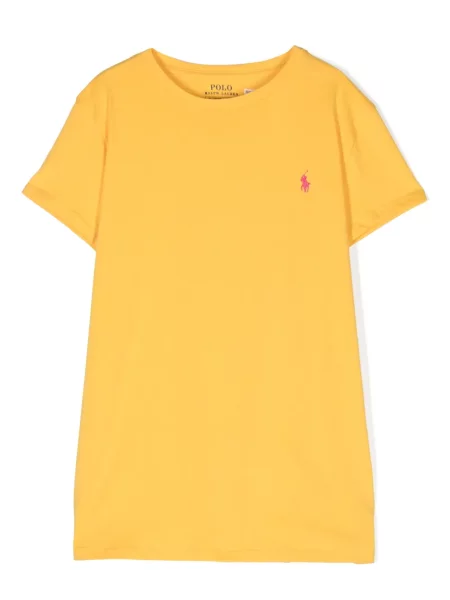 Koszulka polo dziecięca Polo Ralph Lauren żółta