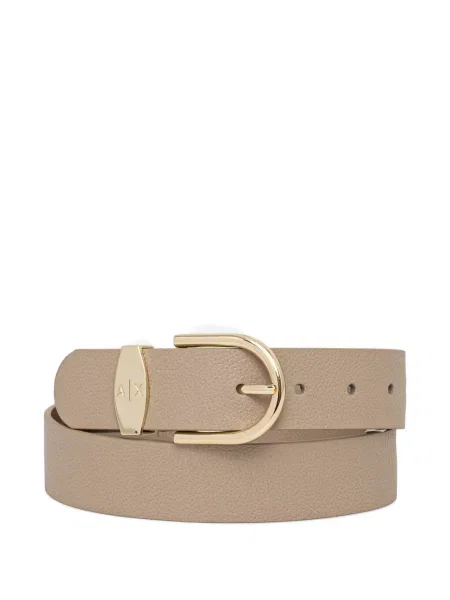 Curea Armani Exchange cu autograf maro