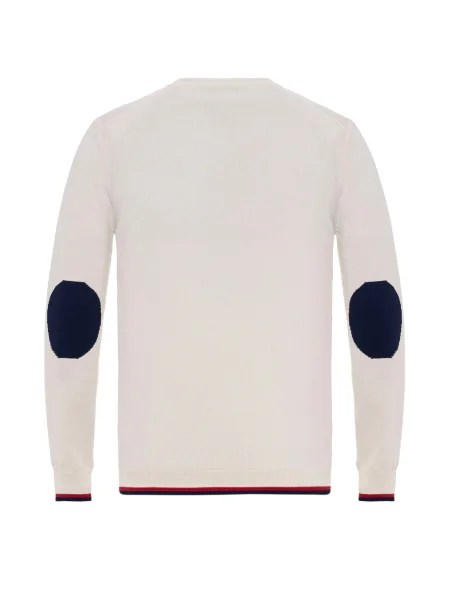 Moxx Paris Pulover Maxime ecru negru