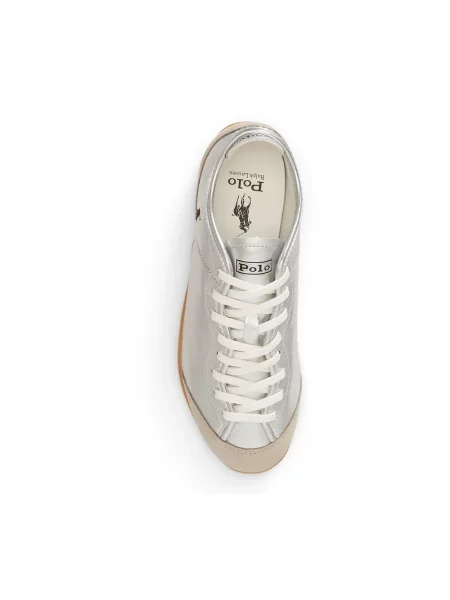 Sneakersy Polo Ralph Lauren skórzane beżowe