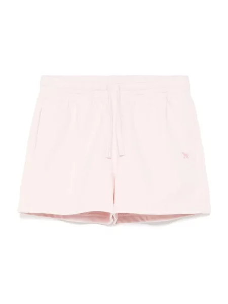 Szorty Maison Kitsune do biegania różowe