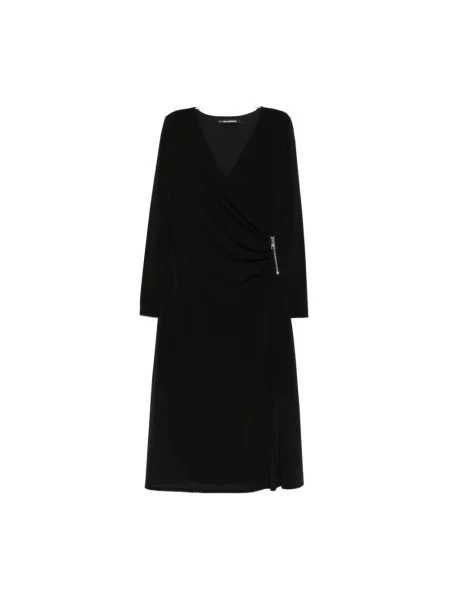 Sukienka midi Karl Lagerfeld czarna