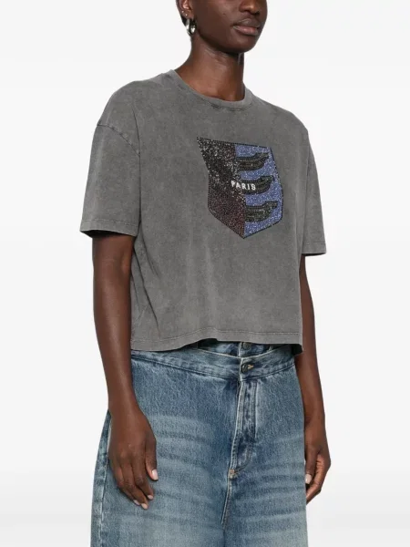 Stras tricou Elite gri