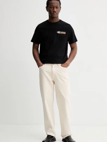 Kratka majica Guess Jeans črna