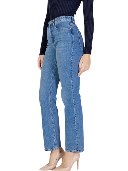 Jeansy straight leg Vero Moda niebieskie