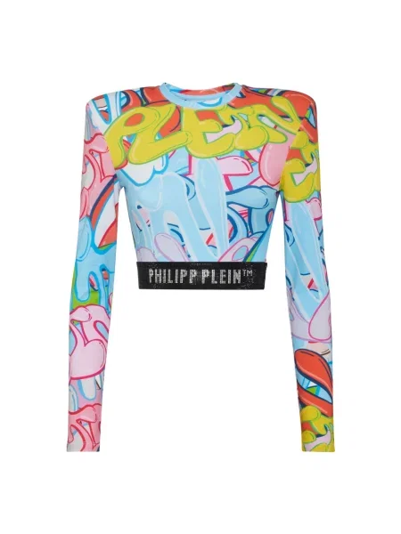 Top Philipp Plein z okrągłym dekoltem