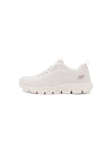 Sneakerși Skechers alb
