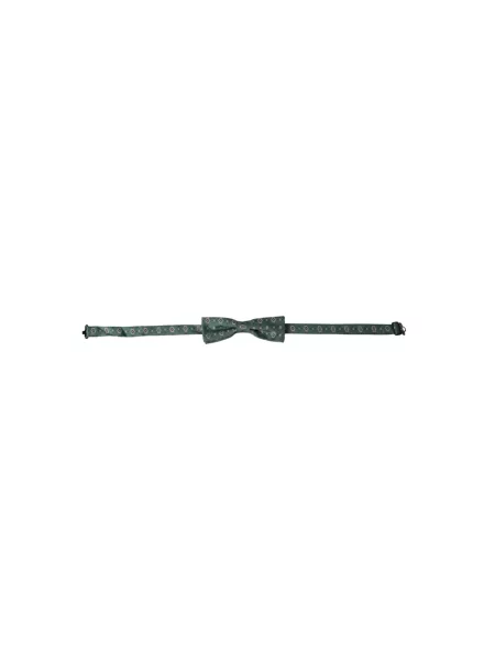 Krawat Dolce And Gabbana w kwiatki zielony
